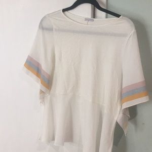 NWOT Zara White glory blouse